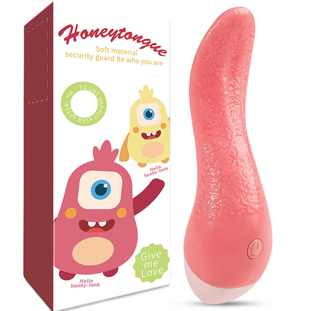 Vibrating Tongue Stimulator - Female Sex Toy - Clitoral Stimulation