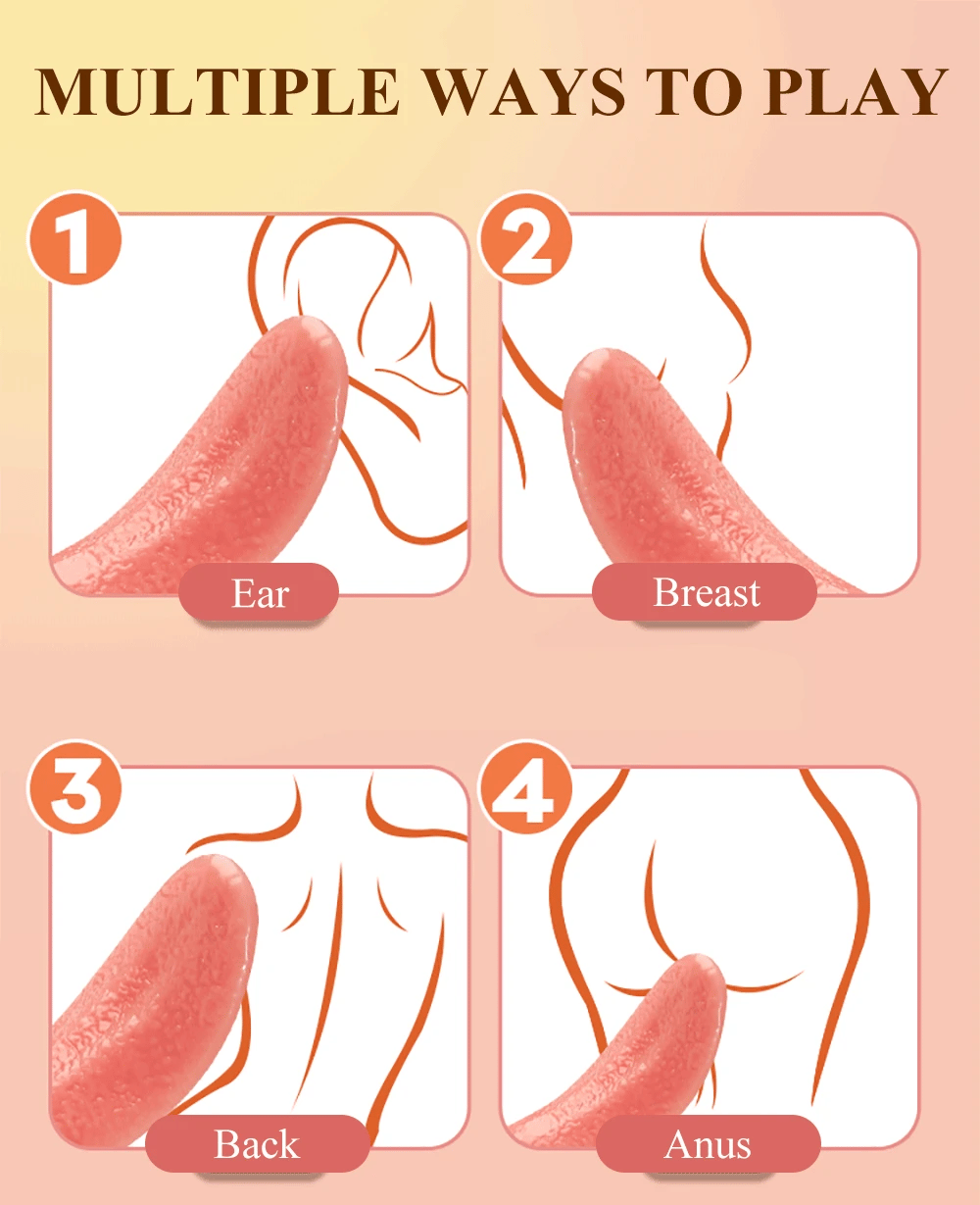 Vibrating Tongue Stimulator - Female Sex Toy - Clitoral Stimulation