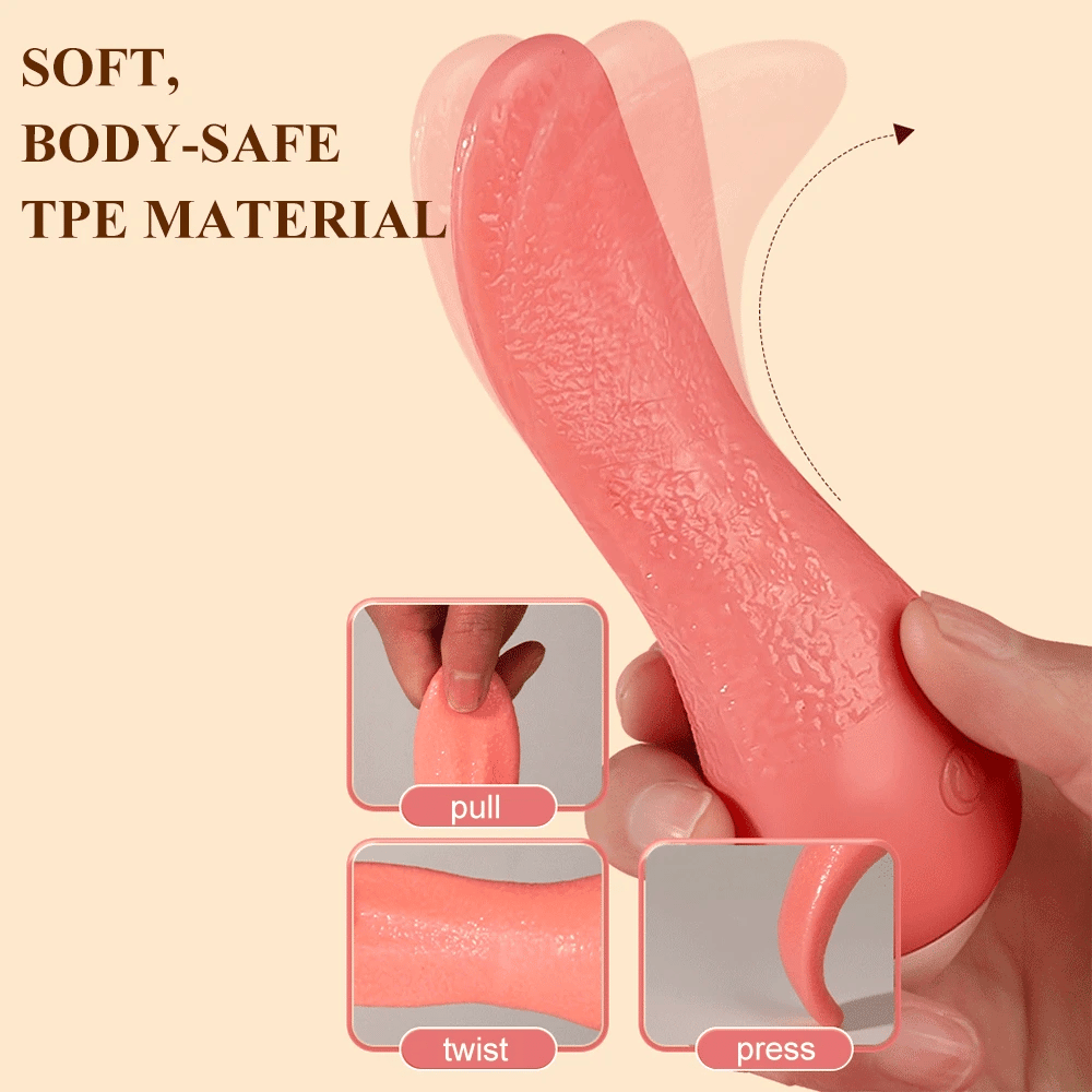 Vibrating Tongue Stimulator - Female Sex Toy - Clitoral Stimulation