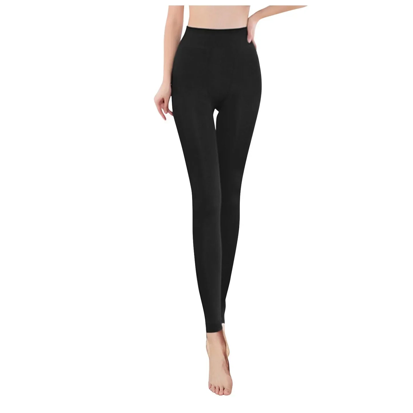 Pearl Fleece Lined Leggings - Winter Thermal Warm Pants