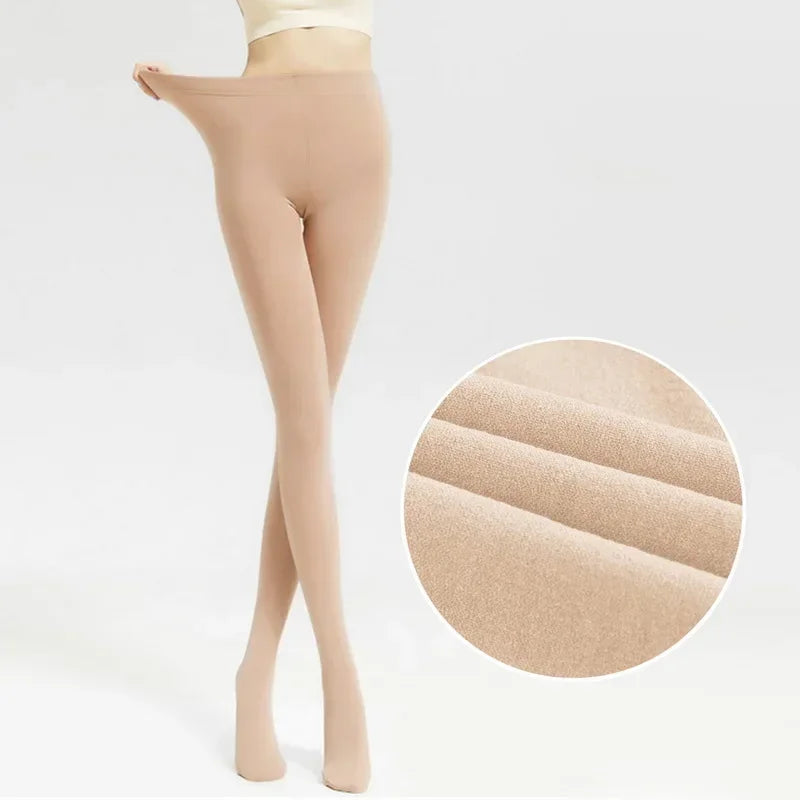 Pearl Fleece Lined Leggings - Winter Thermal Warm Pants