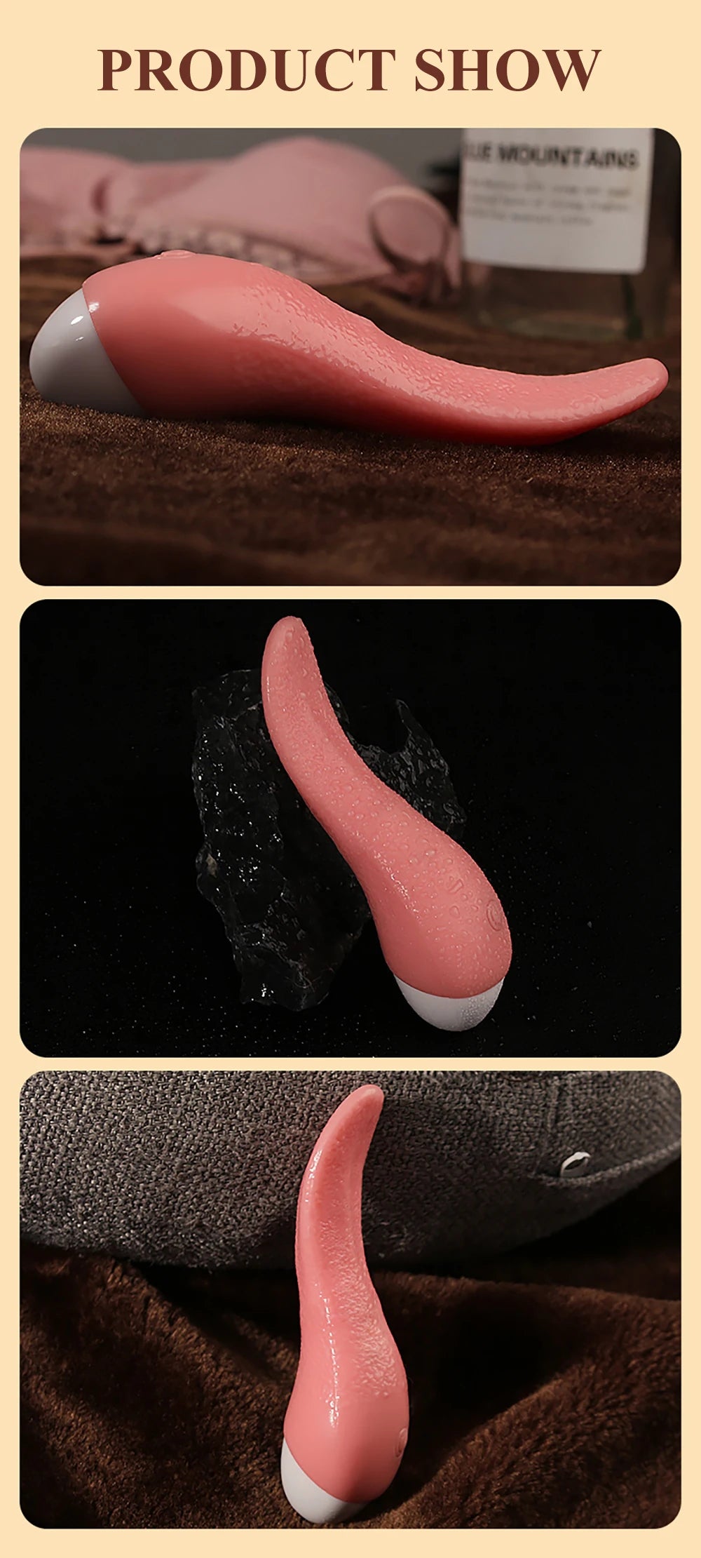 Vibrating Tongue Stimulator - Female Sex Toy - Clitoral Stimulation