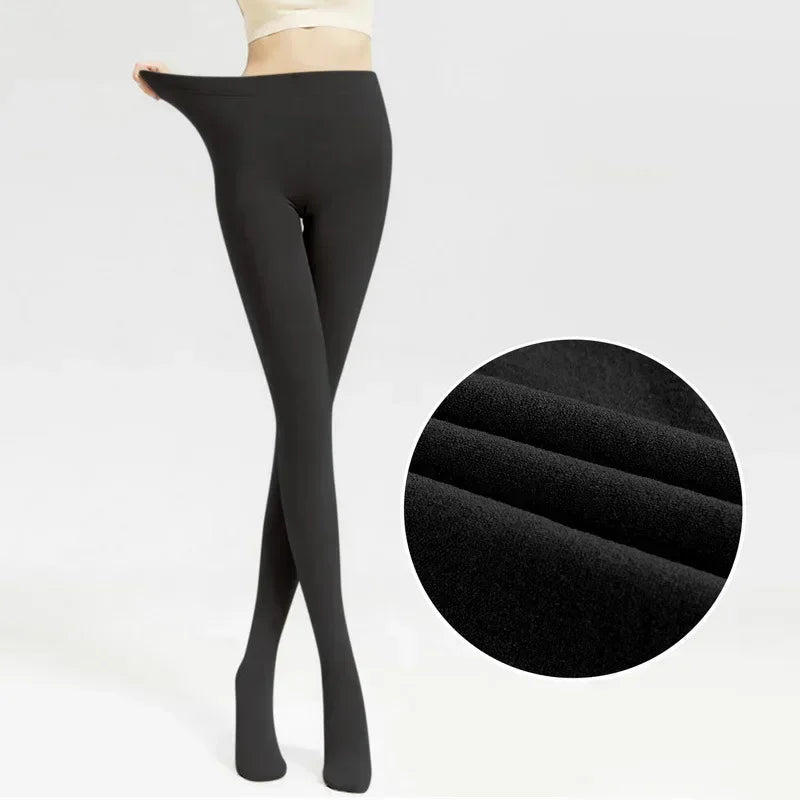 Pearl Fleece Lined Leggings - Winter Thermal Warm Pants