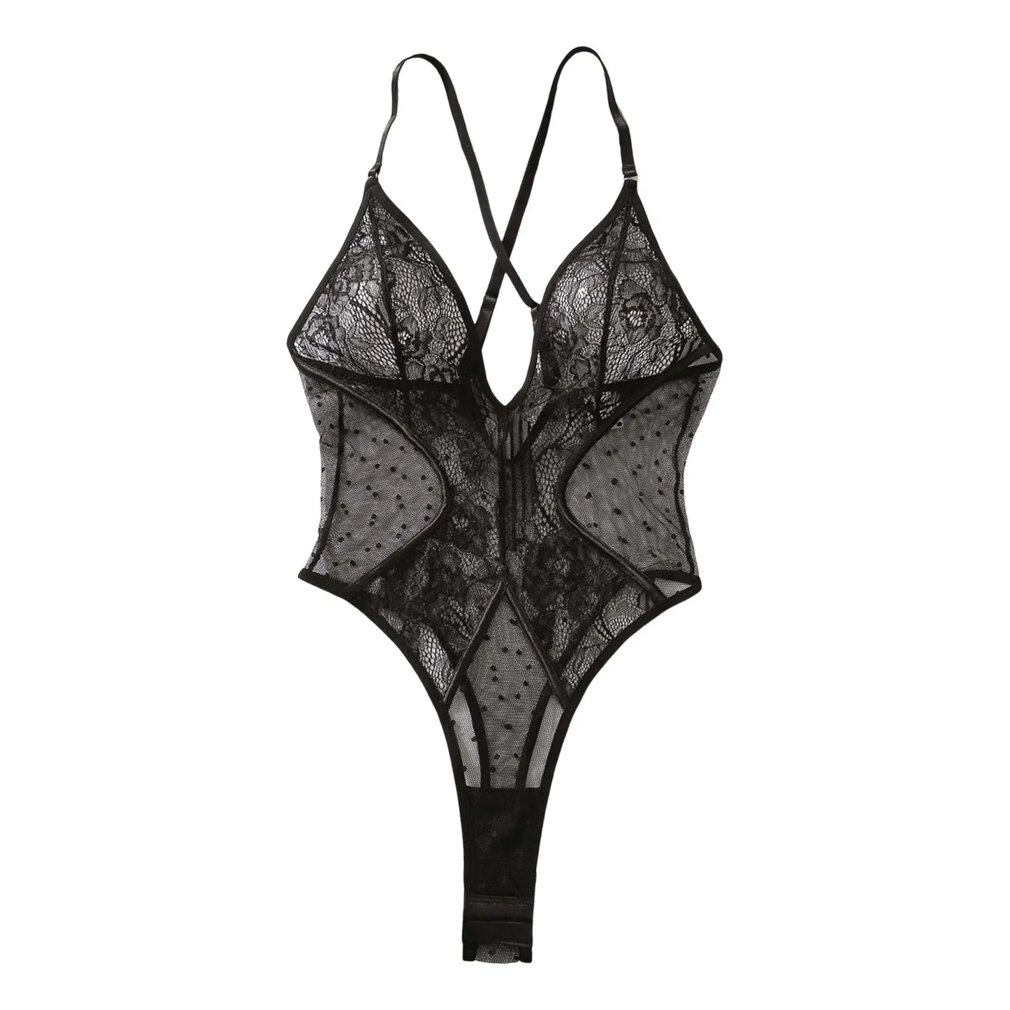 Sexy Lace Bodysuit - Slim Fit Backless One Piece Lingerie